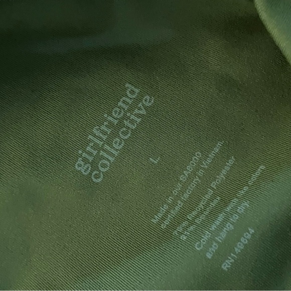 girlfriend collective Scoop Unitard Ivy Large - Picture 6 of 7